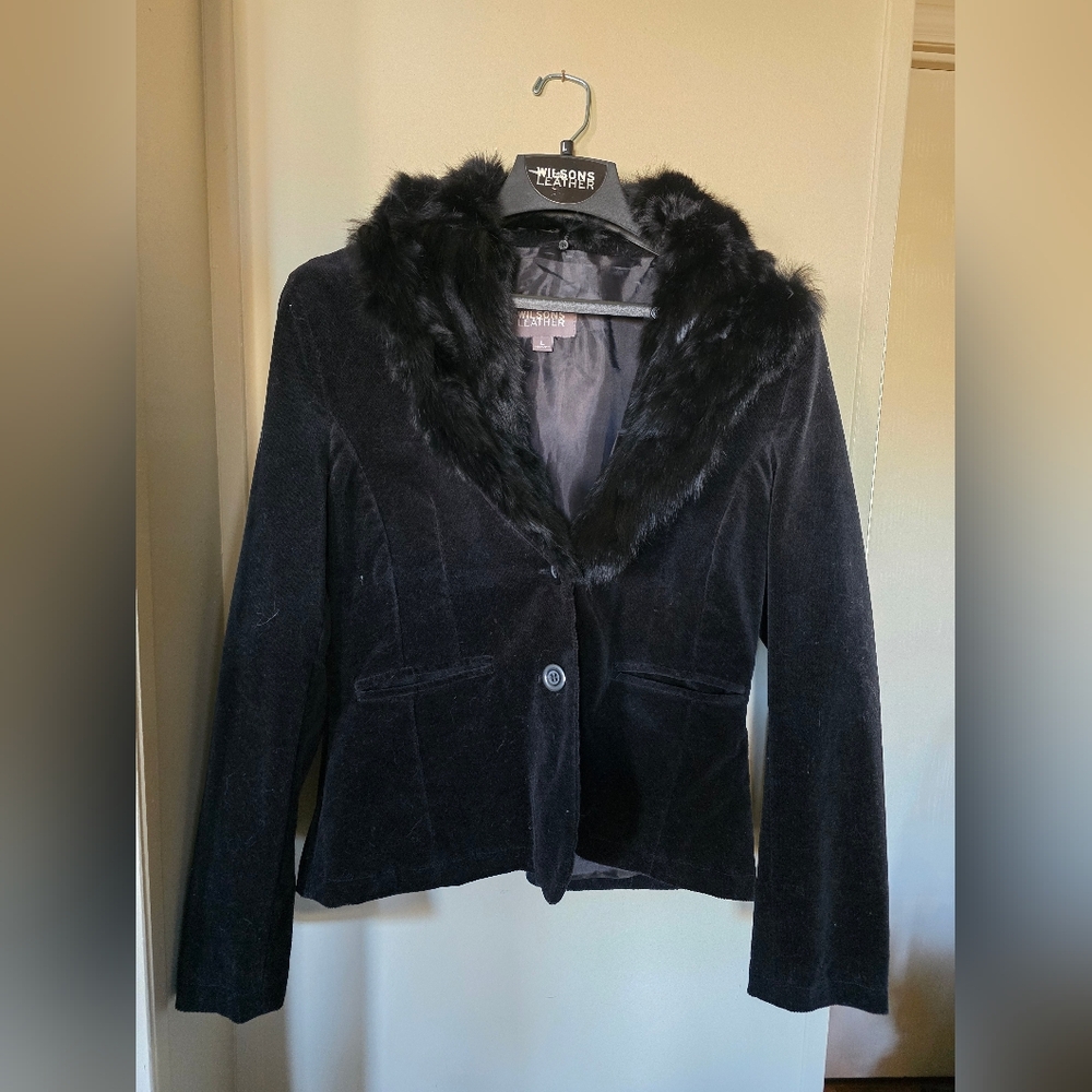 Wilsons Leather Fur Jacket